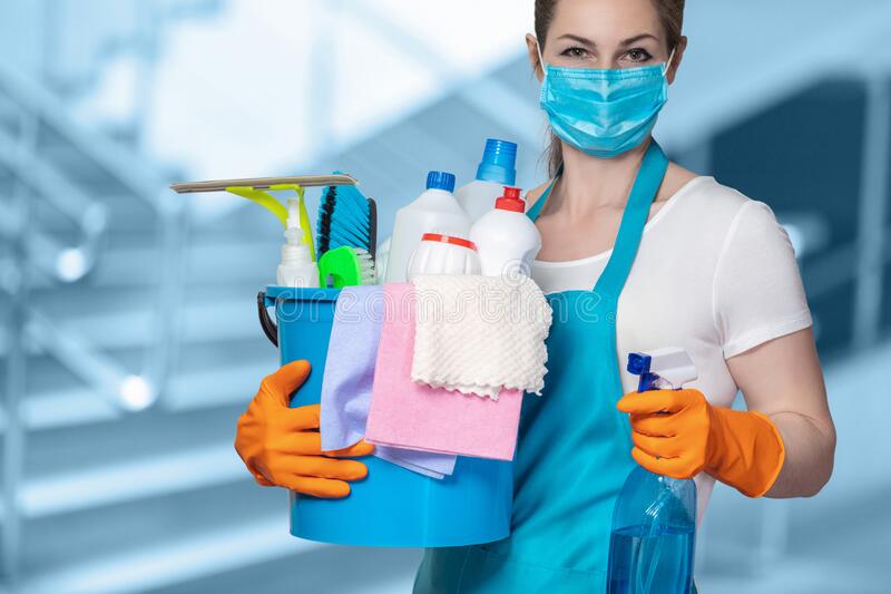 cleaning-lady-tool-cleaning-mask-cleaning-lady-tool-cleaning-mask-blurred-background-181951387
